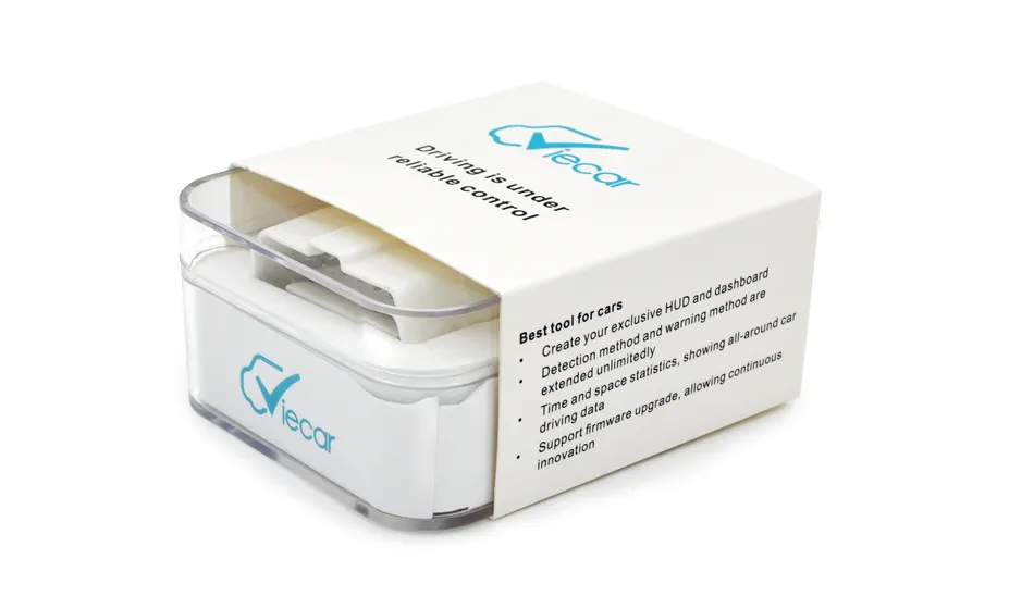 10PCS/Lot Best Quality Viecar 4.0 OBD2 Bluetooth Support All Obdii Protocols for Andriod & Ios Phone with Head up Hud Display