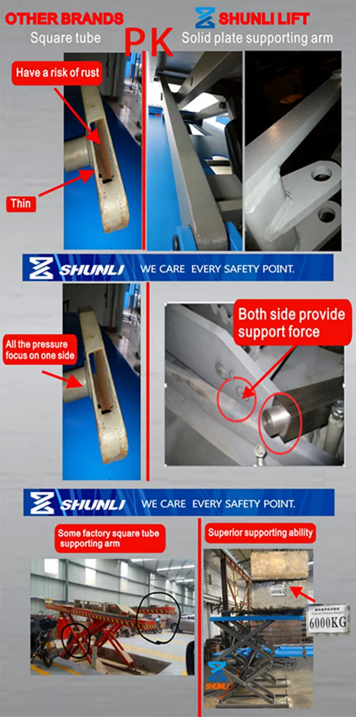 4500kg Wheel Alignment Scissor Lift with Ce Certification