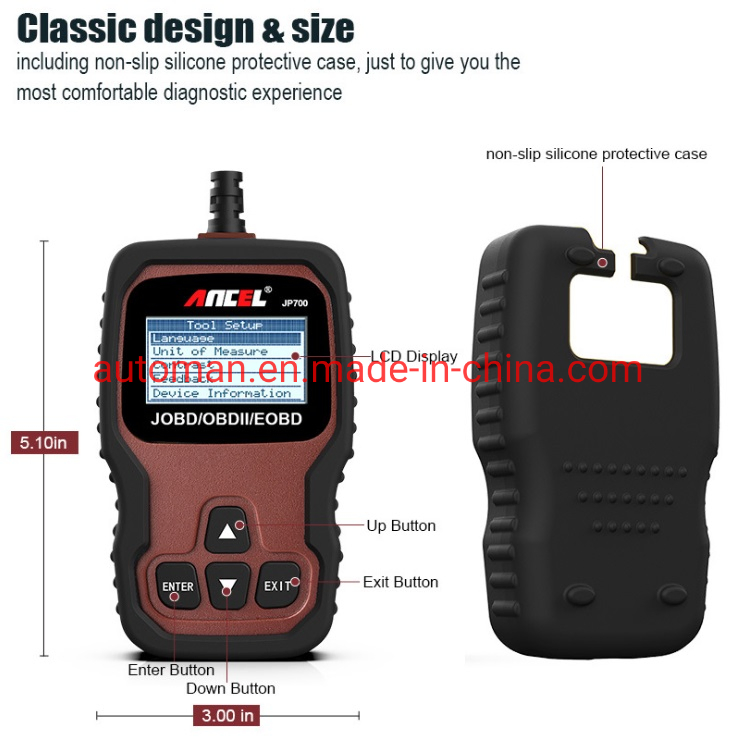 Ancel Jp700 Eobd Obdii OBD Jobd Engine Code Reader Scanner
