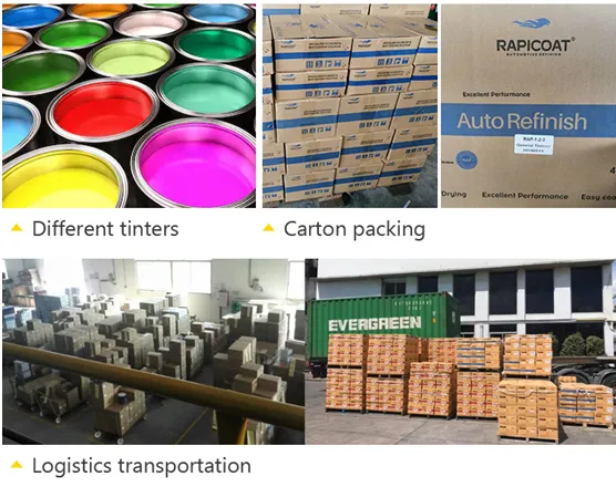 Anti-Corrosion Spray Application Method 2K Spray Acrylic Auto Solid Car Refinish Bus Paints Good Feedbacks From Clients