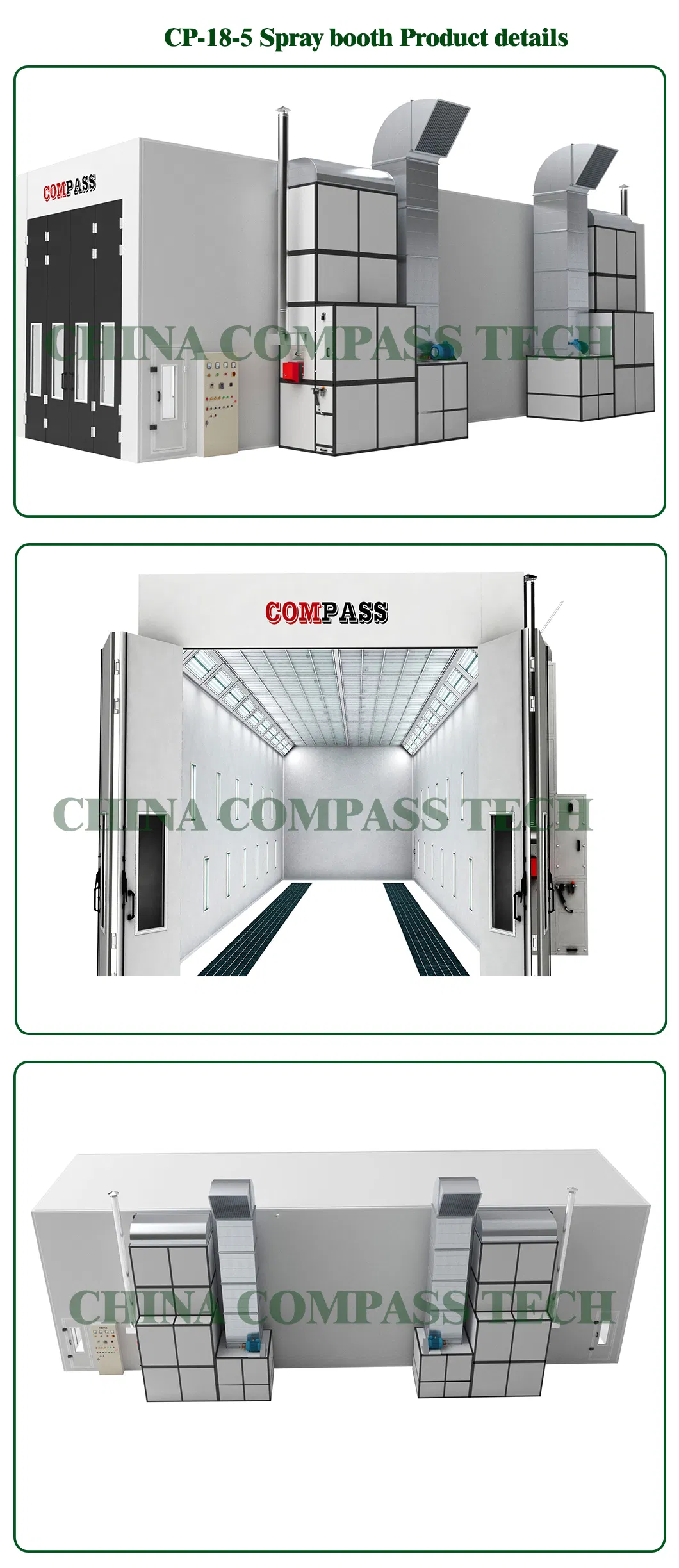 Bus and Trucks Spray and Paint Booth (CP-18-5) for Sale