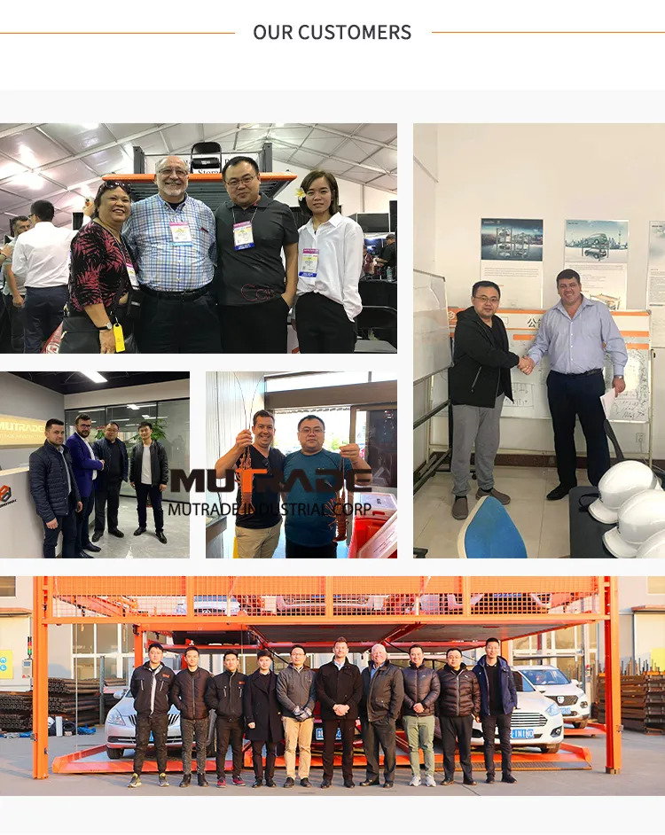 Car Lift Garage Parking Scissor Car Lift Double Platform