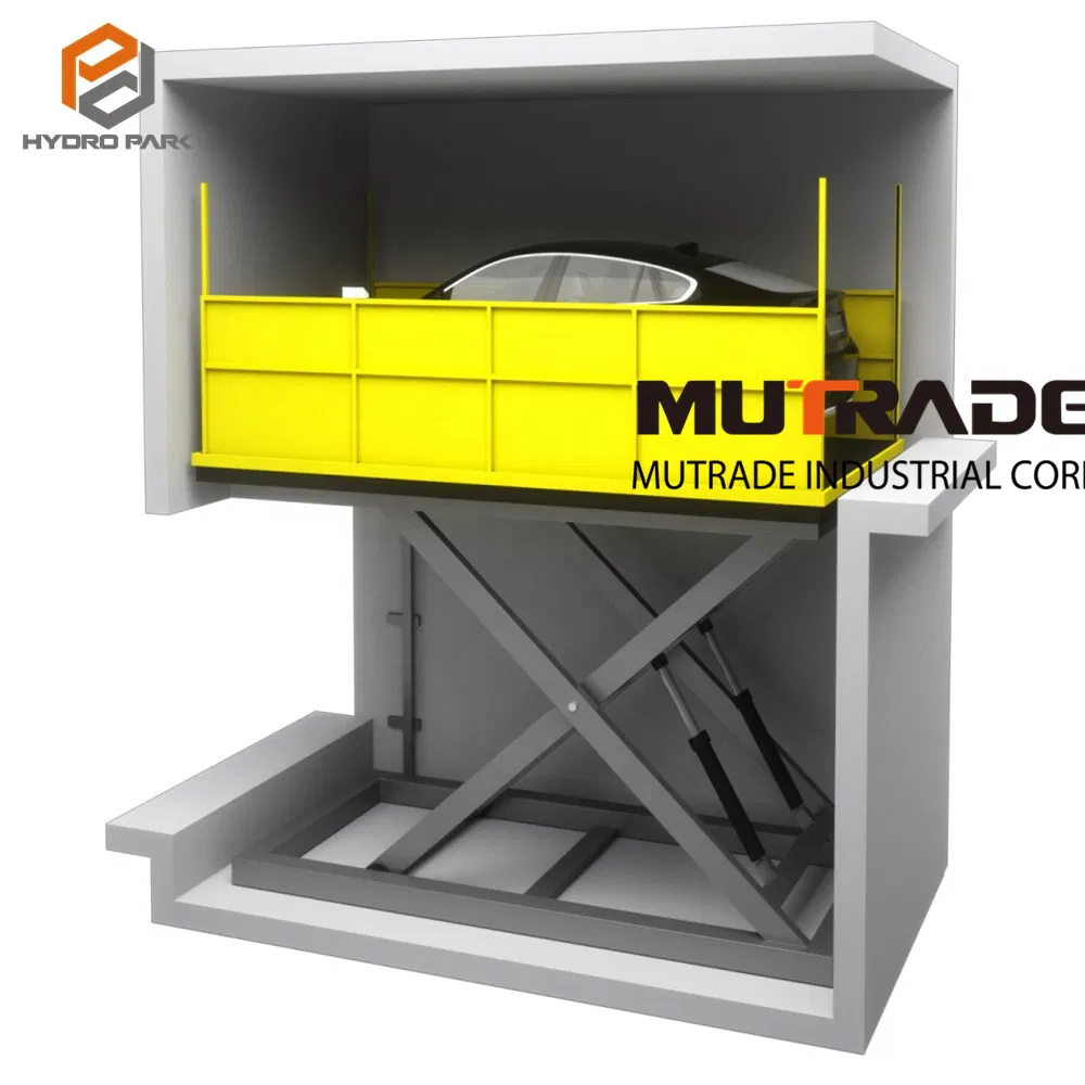 Car Lift Garage Parking Scissor Car Lift Double Platform