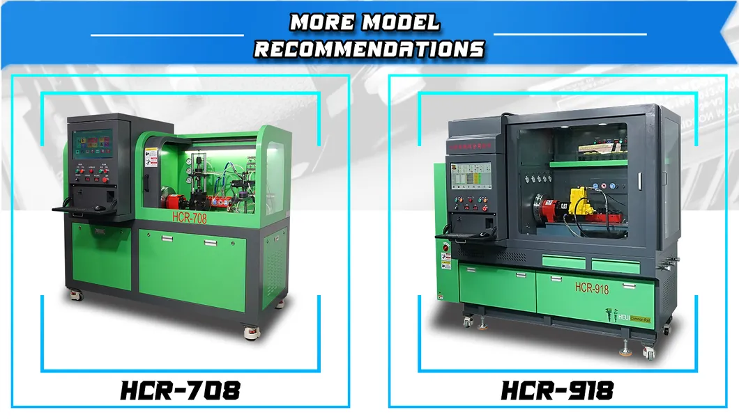 Common Rail High-Pressure Pumps to Test Common Rail Injectors