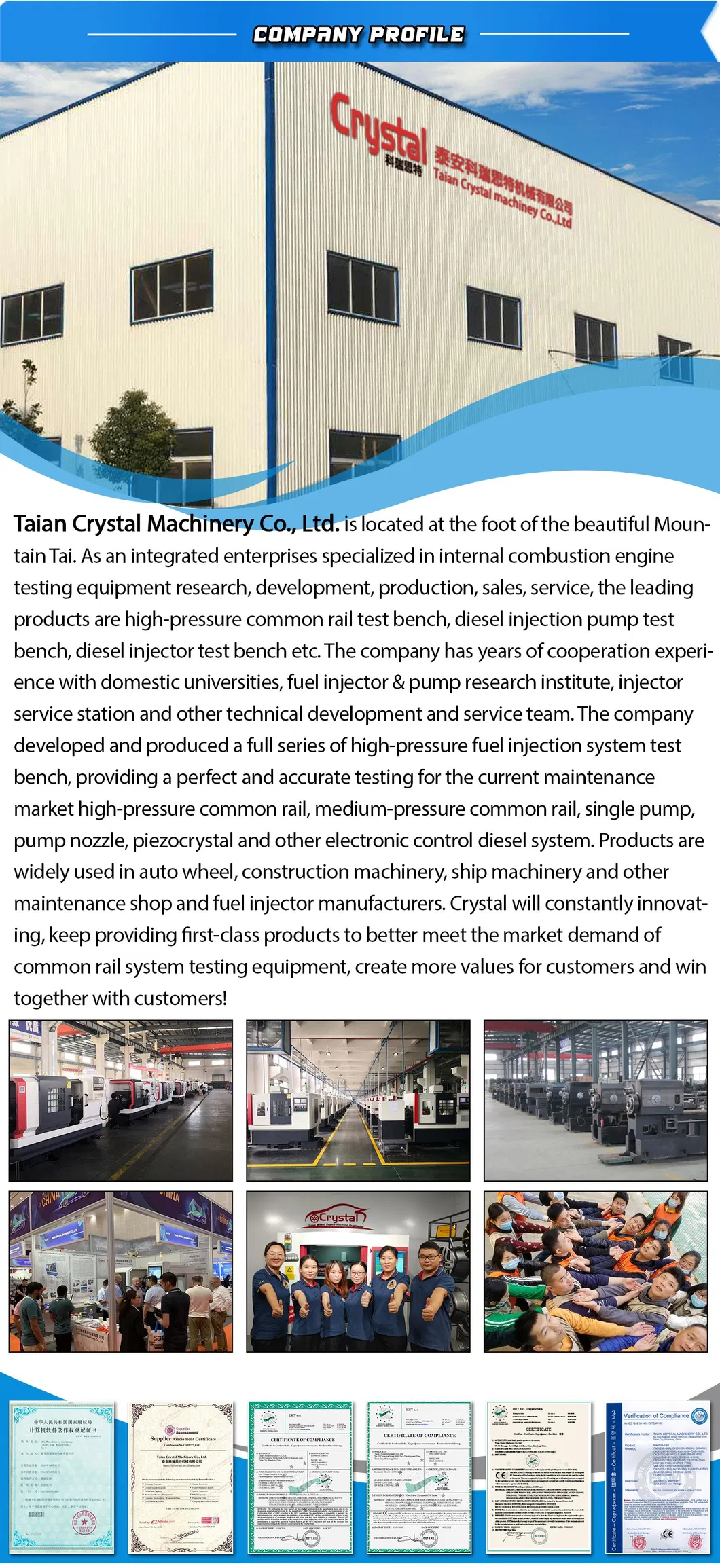 Common Rail High-Pressure Pumps to Test Common Rail Injectors