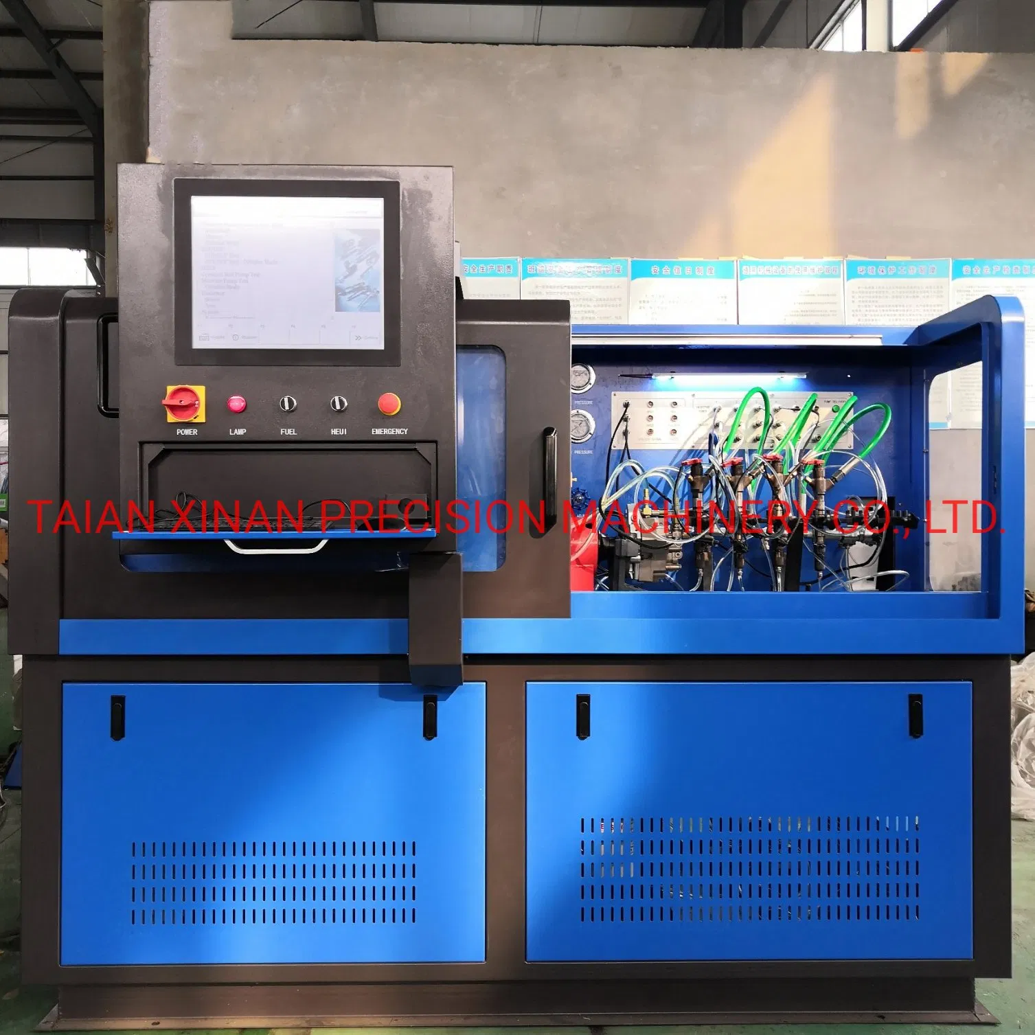 Common Rail Test Bench Cr925 Cr926 Injector and Pump Testing Eui Eup Heui Testing 6 Injectors Cambox Qr Coding Cat320d Pump Cat C7 C9 Pump Test