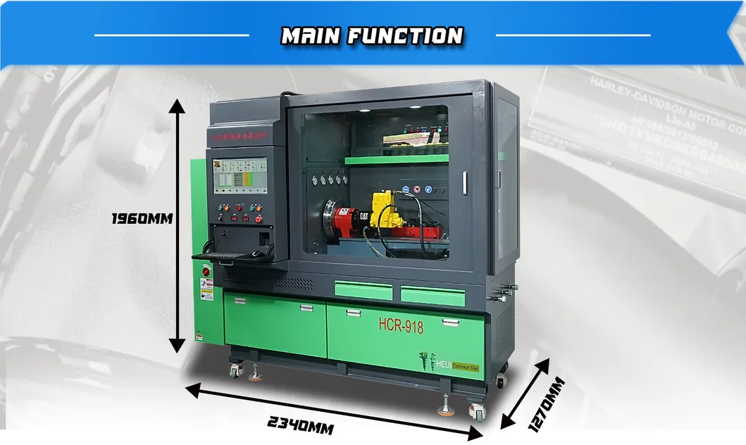 Common Rail Test Bench with C7c9 Pump Test Function and Cat320d Pump Testing Function
