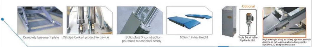 Competitive Car Service Heavy Duty Small Platform Scissor Lift