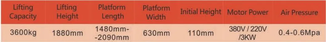 Competitive Car Service Heavy Duty Small Platform Scissor Lift