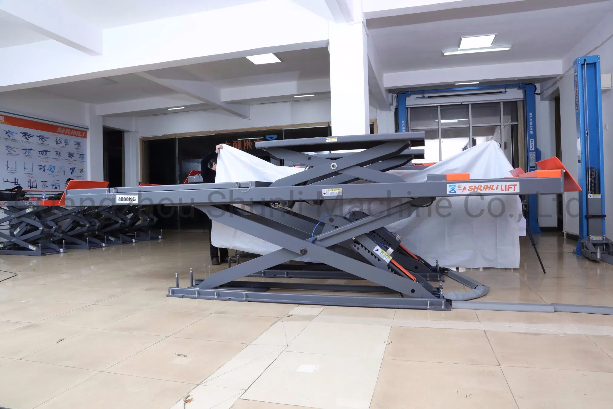 Double Level Scissor Lift for Four Wheel Alignment ( SHL -Y-J-40DL)