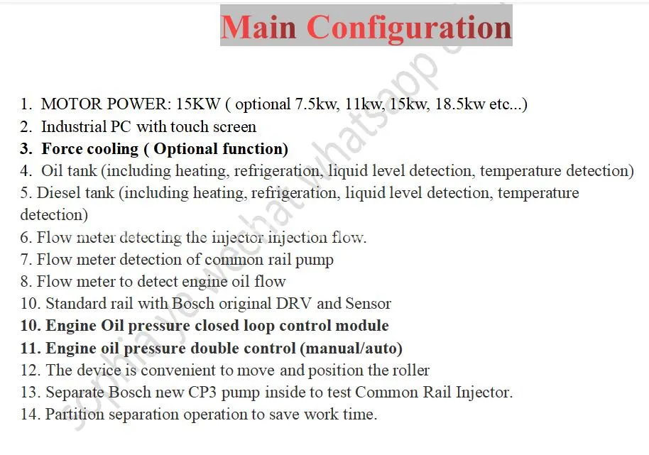 Equipment for Diagnostics and Repair of High Pressure Fuel Pumps and Injectors Cr928s