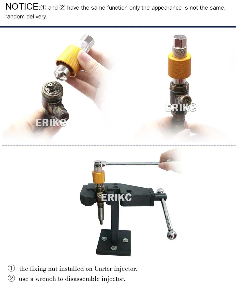 Erikc Removable Kits Diesel Injector Shims Gap Gasket Adjusting Measuring Tools Disassemble for 320d Heui C6 Injector