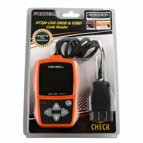 Foxwell Nt204 OBD2 Can Diagnostic Tool Fault Code Reader Multi-Languages Available
