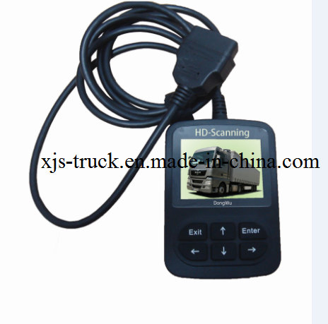 HD Truck Diagnostic Scanner for Foton Auman, FAW Jiefang, Shaanxi Shacman, JAC, Sinotruk, Dongfeng, Mac, Renault, Kama, Benz, Scannia, Iveco, Volvo