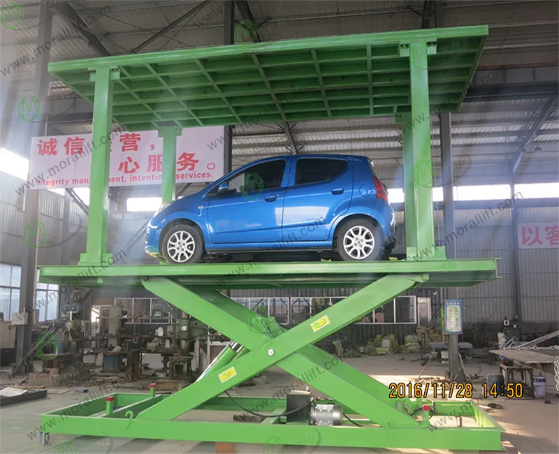 Hydraulic Double Platform Lift for Car Parking