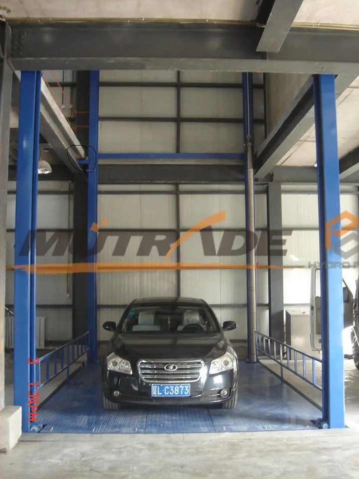 Mutrade Hydraulic Elevator Platform Four Post Lifter for Vehicle and Goods