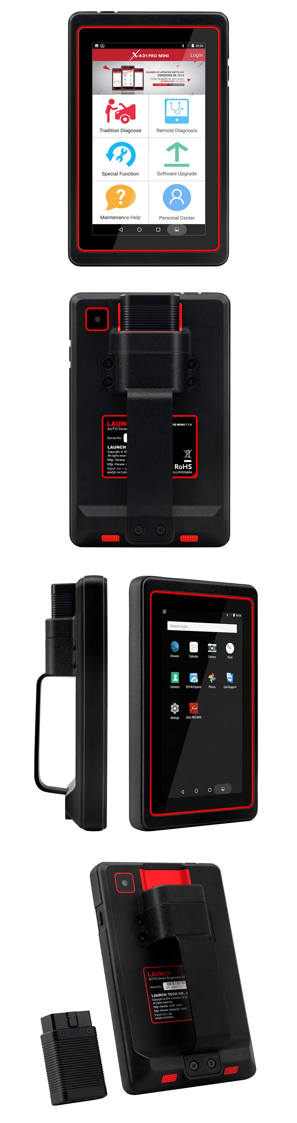 New Arrival Launch X431 PRO Mini Diagnostic Tool with Bluetooth Powerful Launch Mini X431 PRO Global Version Update Online