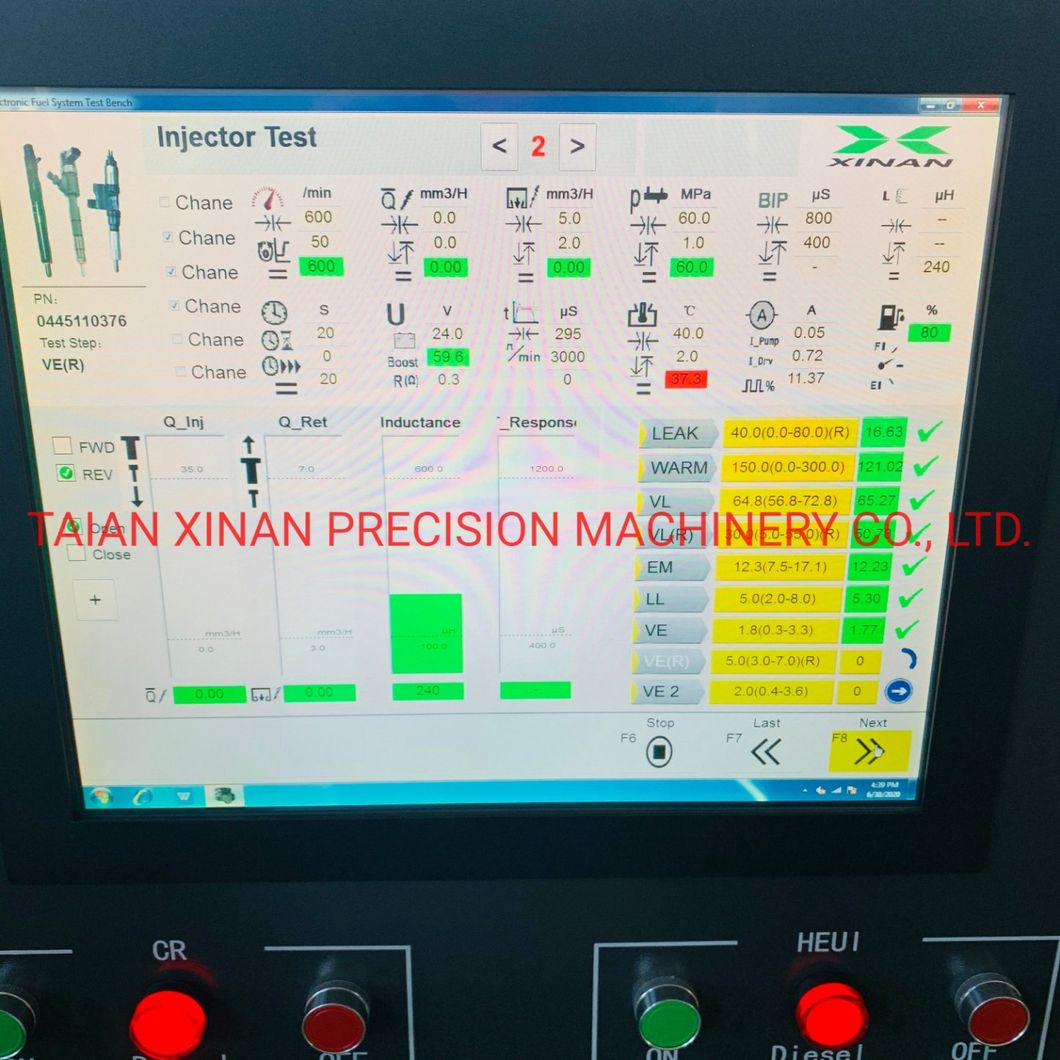 Nts815A Full Function Common Rail Test Bench Xns815A Eui Eup Heui Cambox Common Rail Injector and Pump Testing Qr Coding Cat 320d C7 C9 Pump