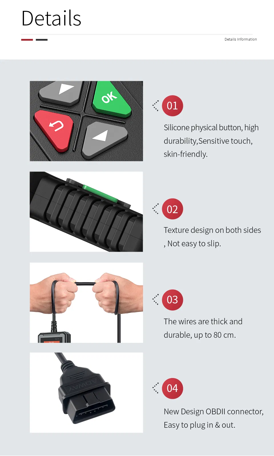 Original Ediag Yawoa Ya101 Code Reader Obdii/Eobd Ya-101 Upgrade with USB Life Long Enhanced Obdii Scanner Pk Cr3001 Cr319 Ad310