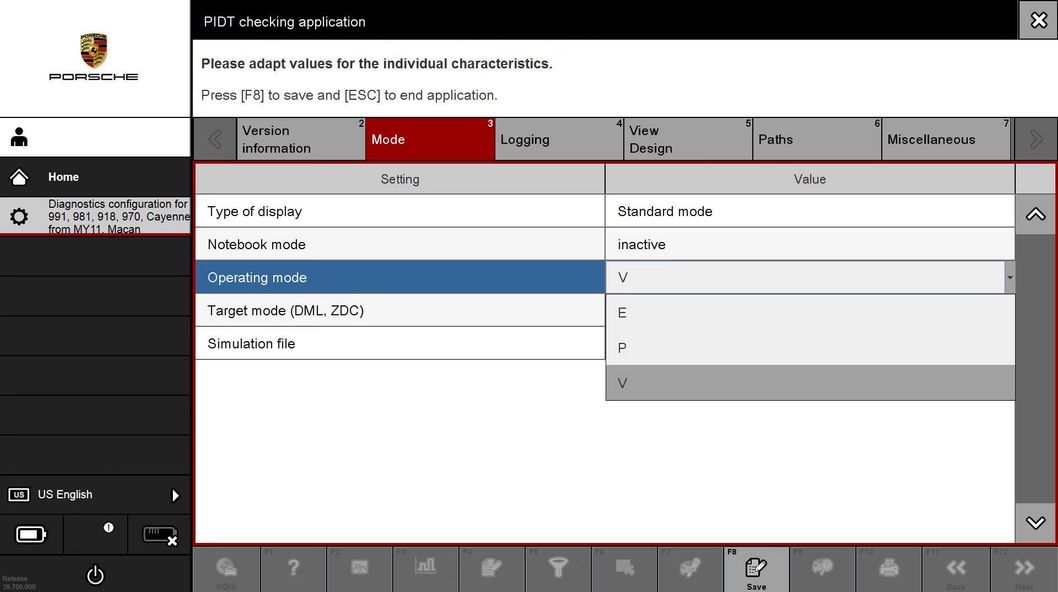 Piwis 3 Scan Tool Tester III Diagnostic Tool V40.400 with DELL E7450 Laptop