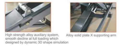 Professional Ultrathin Double Level Scissor Lift for Four Wheel Wheel Alignment/Used Home Garage Car Lift for Sale for Sale