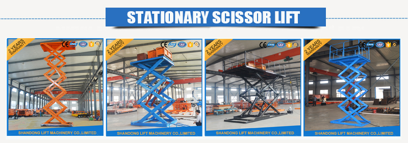 Scissor Lift Hydraulic Scissor Cargo Lift for Warehouse or Home