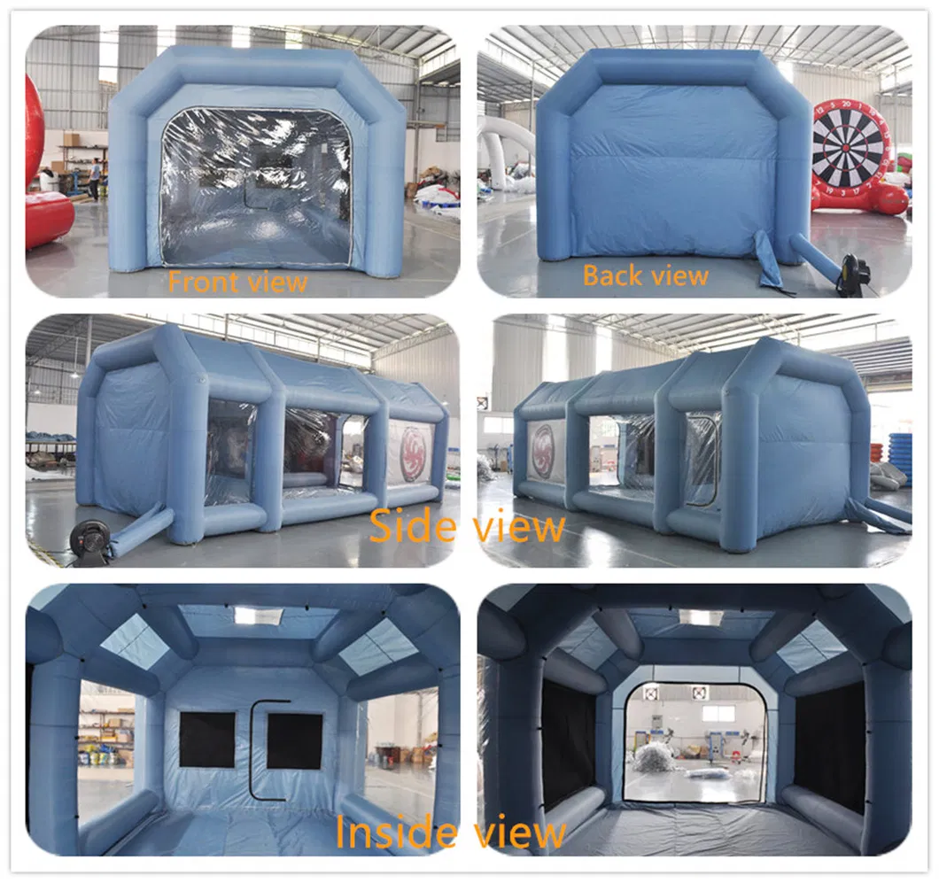 Spray Inflatable Paint Booth Parking Tent Workstation Automobile Inflatable Paint Booth Tent