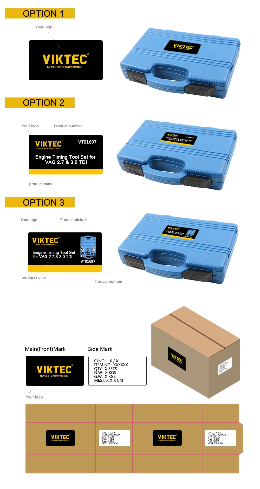 Vt13745 Ce BMW Diesel N47 N47s Timing Tool Set