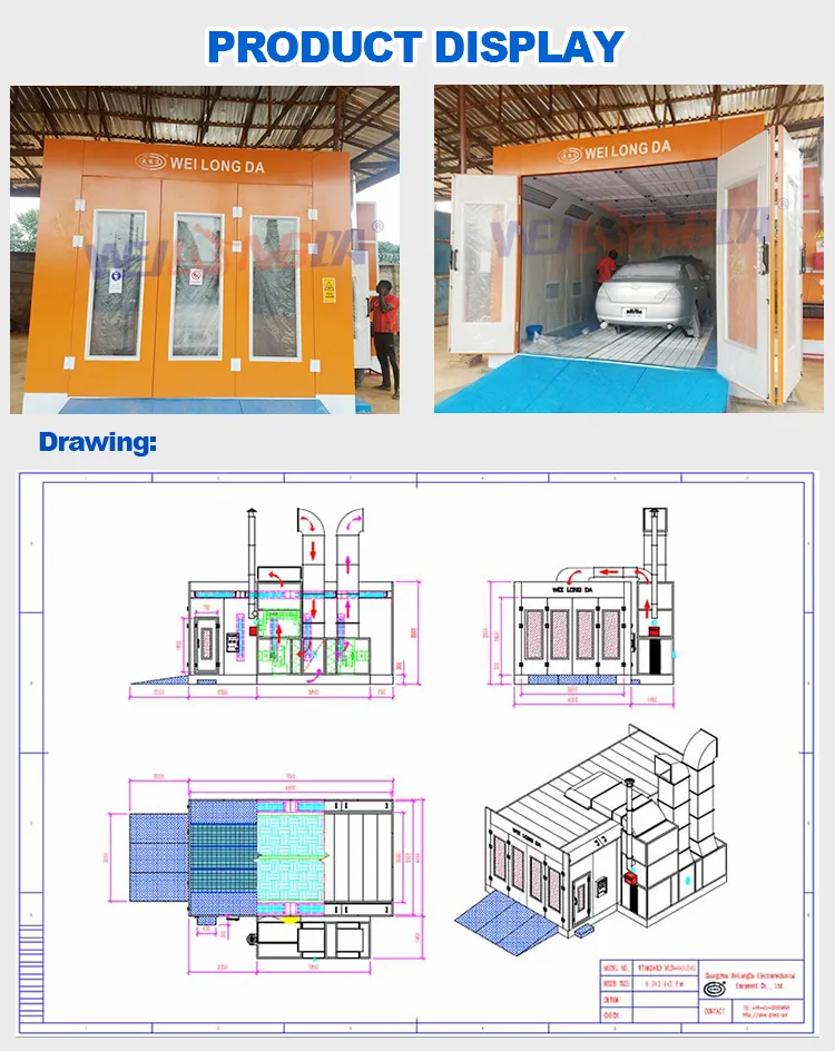 Wld9000au Wholesale Auto Repair Equipment /Spray Booth for Car /Painting Room