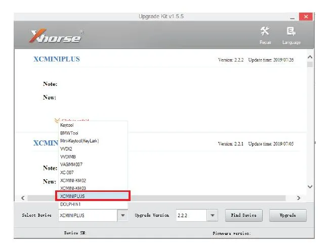 Xhorse Condor Xc-Mini Plus Condor Xc-Mini II Automatic Key Cutting Machine